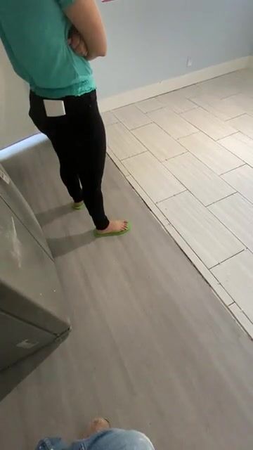 Boss came to visit in sandals showing off sexy feet