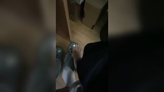 Foot Fetish: At work being a slut ♥️♥️♥️♥️♥️♥️♥️♥️ #4