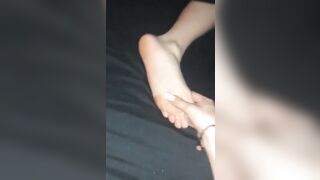 Foot Fetish: Another one from sleepy sister's feet #2