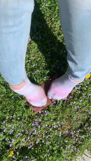 Do you like my socks on or off?