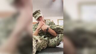 Foot Fetish: Military girl feet #3