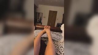 Foot Fetish: my best friends mom sent me many videos of her soles and toes with face♥️♥️ #4