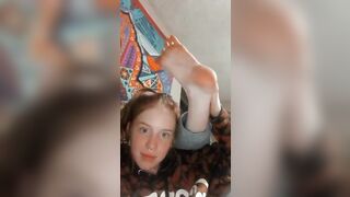 Foot Fetish: redhead #4