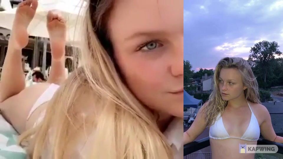 poolside soles ????blonde teen