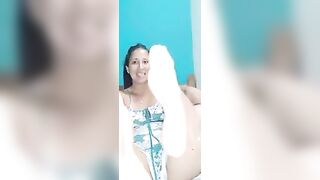 Foot Fetish: Venezuelan lady love her job ♥️♥️ #4