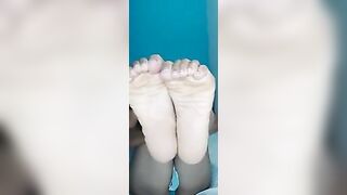 Foot Fetish: Venezuelan lady love her job ♥️♥️ #2