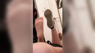 Foot Fetish: Shoe and sock removal for my babies #4