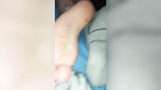 Foot Fetish: Sister sock strip #3