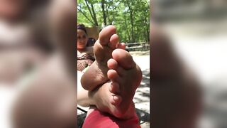 Foot Fetish: Ex's big dirty soles #2