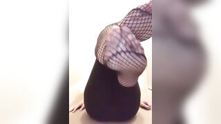 Foot Fetish: My little piggy’s in fishnet #2