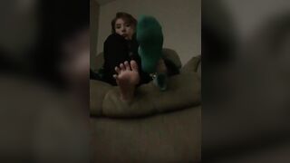 Foot Fetish: What if this was over video chat? ♥️♥️♥️♥️ #2