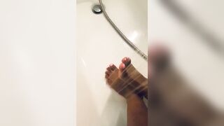 Foot Fetish: Help me wash up #3