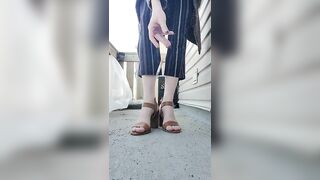 Foot Fetish: crushing a cigarette ♥️♥️ #1