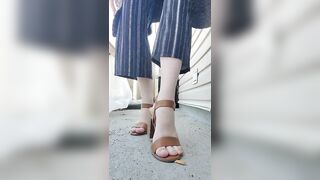 Foot Fetish: crushing a cigarette ♥️♥️ #2