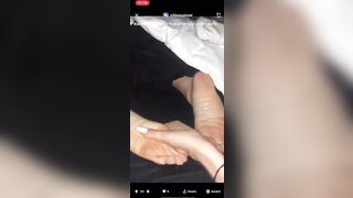 Foot Fetish: Girl plays with her sister's feet #3