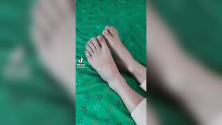 Foot Fetish: Tiktok French Pedi #1