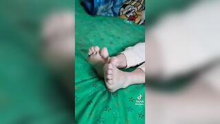 Foot Fetish: Tiktok French Pedi #4