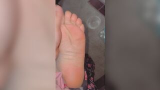 Foot Fetish: Cute sock reveal:) #3