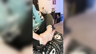 Feet Licking: I love my feet after a long day #4