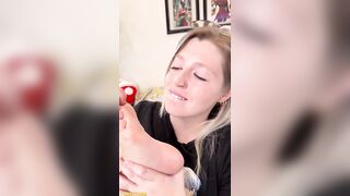 Feet Licking: I hope this makes you hard ♥️♥️♥️♥️ #1
