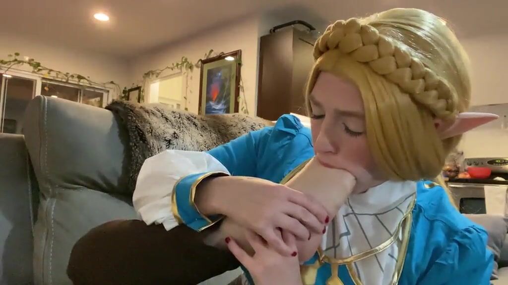 Do you want to watch me deep throat my toes as the Princess of Hyrule?