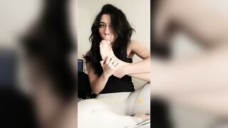 Feet Licking: missed me ♥️ well here you have some self-worship for the wait ♥️♥️♥️♥️♥️♥️♥️♥️ #2