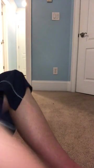 My thick hair got in the way a bit, but I can still lick these feet!