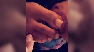 Feet Licking: Hi my names Amirah! I tried sucking my toes more this time instead of licking them. Hope you enjoy! #4