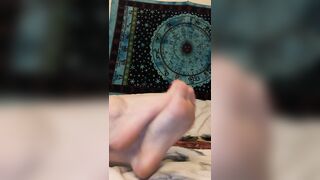 Feet Licking: i love rubbing my feets together ♥️♥️ #3