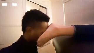 Foot Fetish: Smelling 19yr old white girls feet. #3