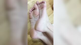 Foot Fetish: A request to see my soles after the gym #3