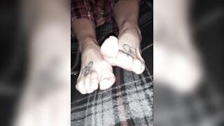 Foot Fetish: Friends moms feet. I have videos licking them♥️♥️ #4