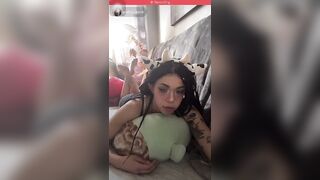 Beautiful girl as a cow with beautiful hot sexy soles in the pose on Wednesday’s live!!