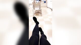 Sweaty feet and empty break room