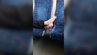 Public Feet: Watching other passenger's faces when I take my socks off whenever I travel by train or bus is hilarious #1