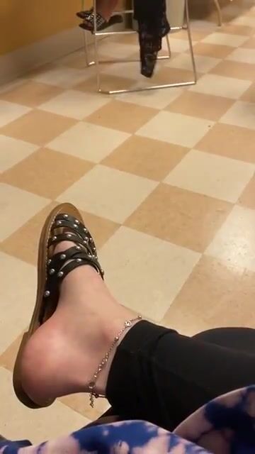 My coworker also had On some cute sandals