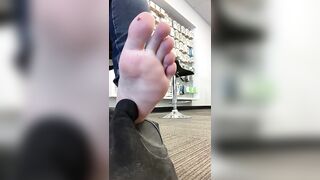 Public Feet: Long days at work really drain me ♥️♥️ №2 #4