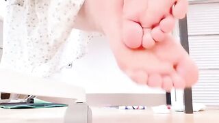 Feet: My Korean gf’s soft feet #3