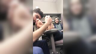Feet: Hijab nurse pt 3 #4