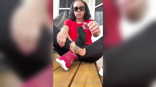 Feet: Deedeerican Sweaty Feet ♥️♥️ #2