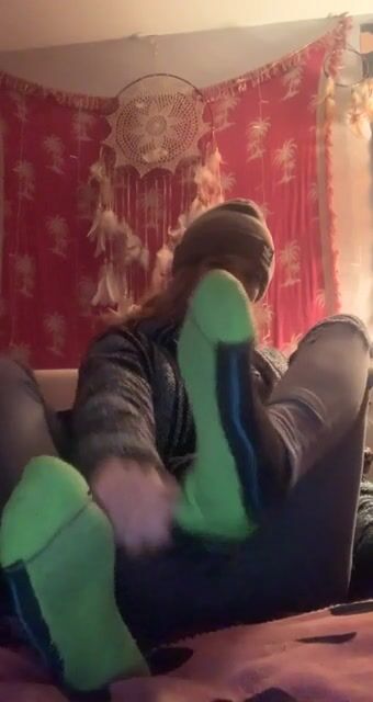 Just got back home from a fire, my feet STINK