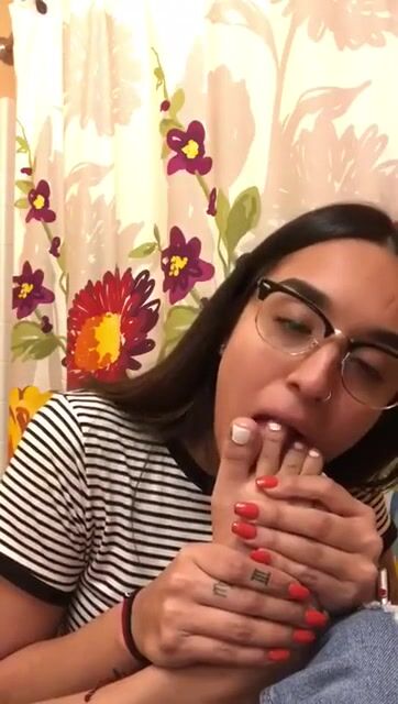 Chick with glasses sfw