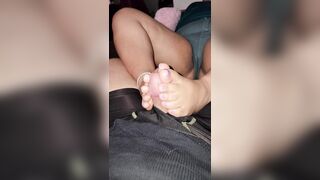 Footjobs: I just love playing with his dick ♥️♥️ #4