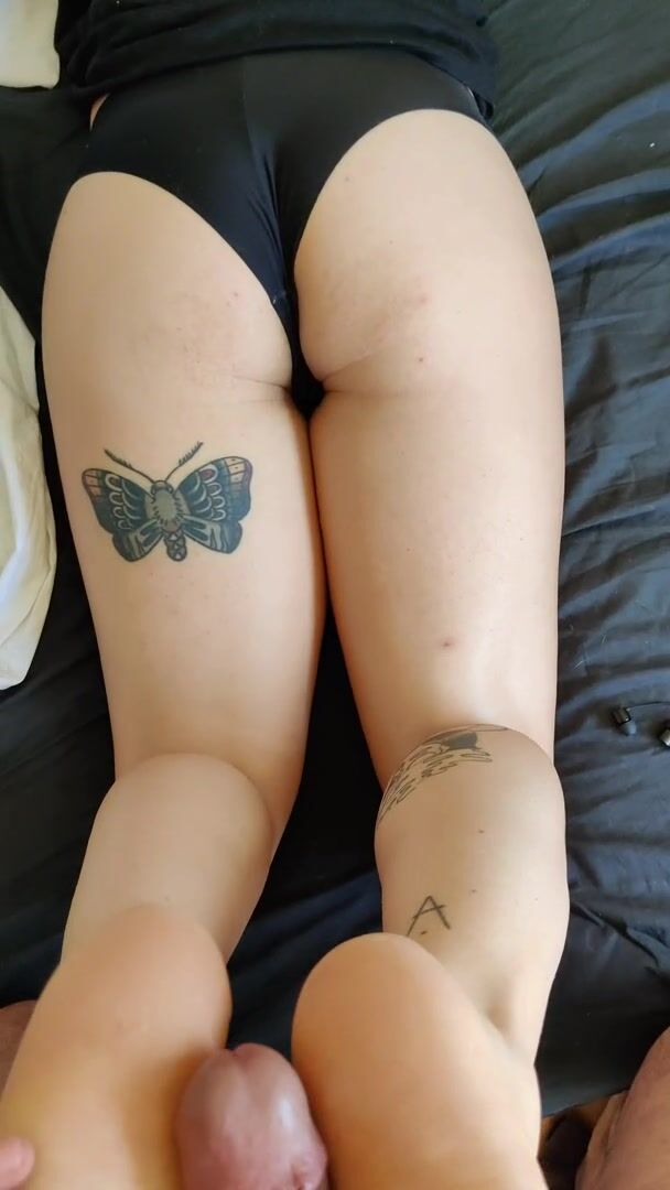 Gf footjob