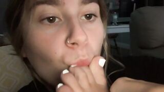 Women Sucking Their Toes: i wish you were doing this for me!! #4