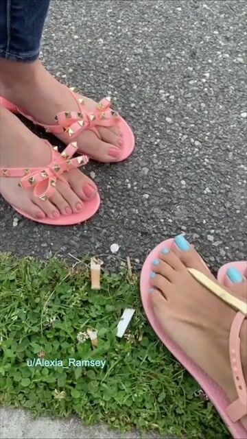 My friends and my feet for toes Tuesday! Wait until you see her soles????