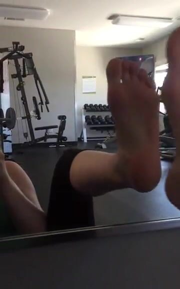 Cold glass + sweaty feet