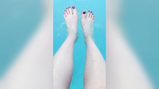 Feet: Toe wiggles underwater ♥️♥️♥️♥️ #4