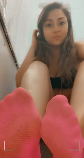 Finally starting to feel better ???? removing my sweaty smelly socks just for you! ????????