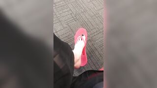 Feet: You catch me waiting in the lobby, what do you do? #2